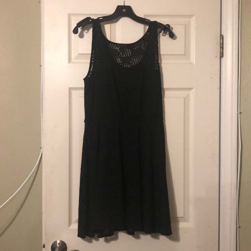 Black lace dress